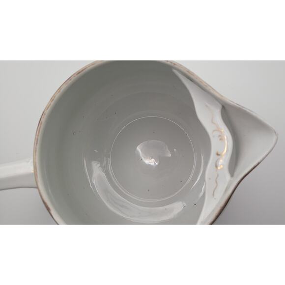 Vintage Lemonade Pitcher Hand Painted with Purple and Pink Raspberry Design - Picture 15 of 16